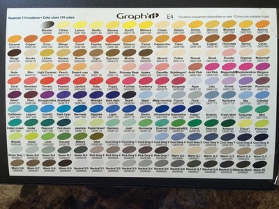 Graph'it Alcohol Markers + Colour Kit - Colour with Claire