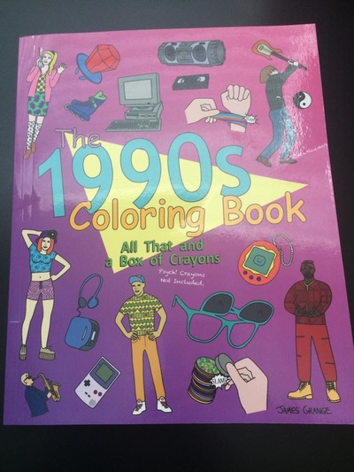 The 1990's Coloring Book, James Grange - Colour Your World